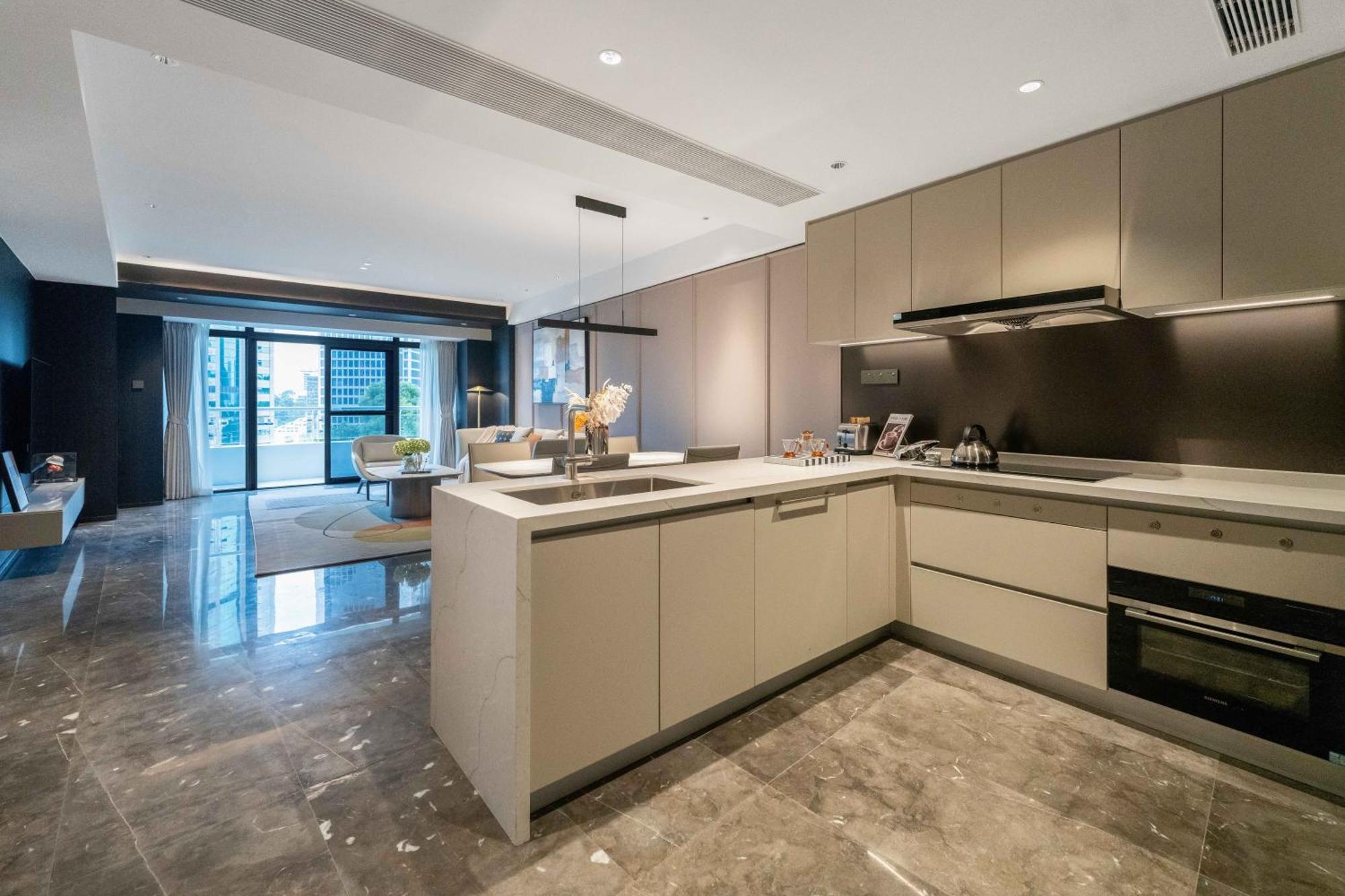 Cm+ Service Apartment Shenzhen Taige Bagian luar foto
